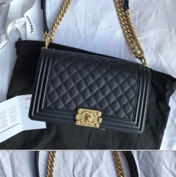 SCAMMER Allert - Chanel Boy Bag Black Caviar - Picture 5 of 6
